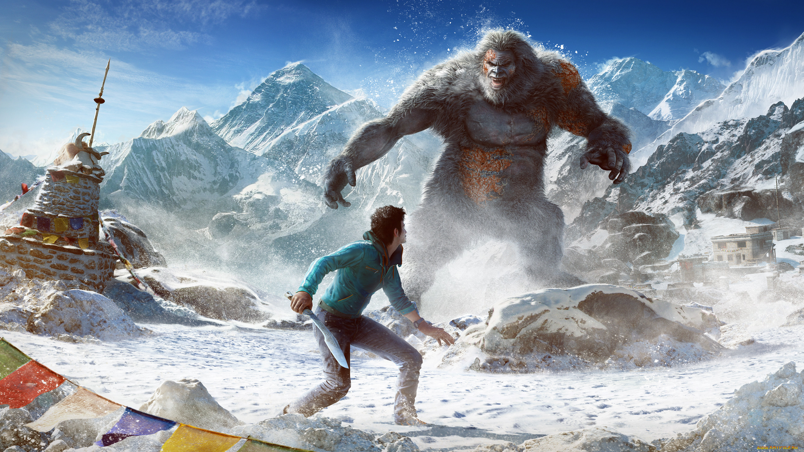 Обои Far Cry 4: Valley of the Yetis Видео Игры Far Cry 4: Valley of the  Yetis, обои для рабочего стола, фотографии far cry 4, valley of the yetis,  видео игры, йети,